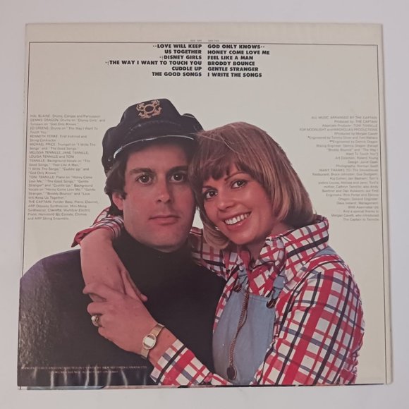 The Captain & Tennille Love Will Keep Us Together vinyl record, 1975 original - Picture 3 of 10